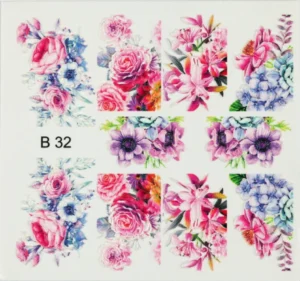 Nail Sticker 3D - B32