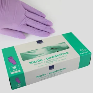Nitryl gloves purple 100stk - S