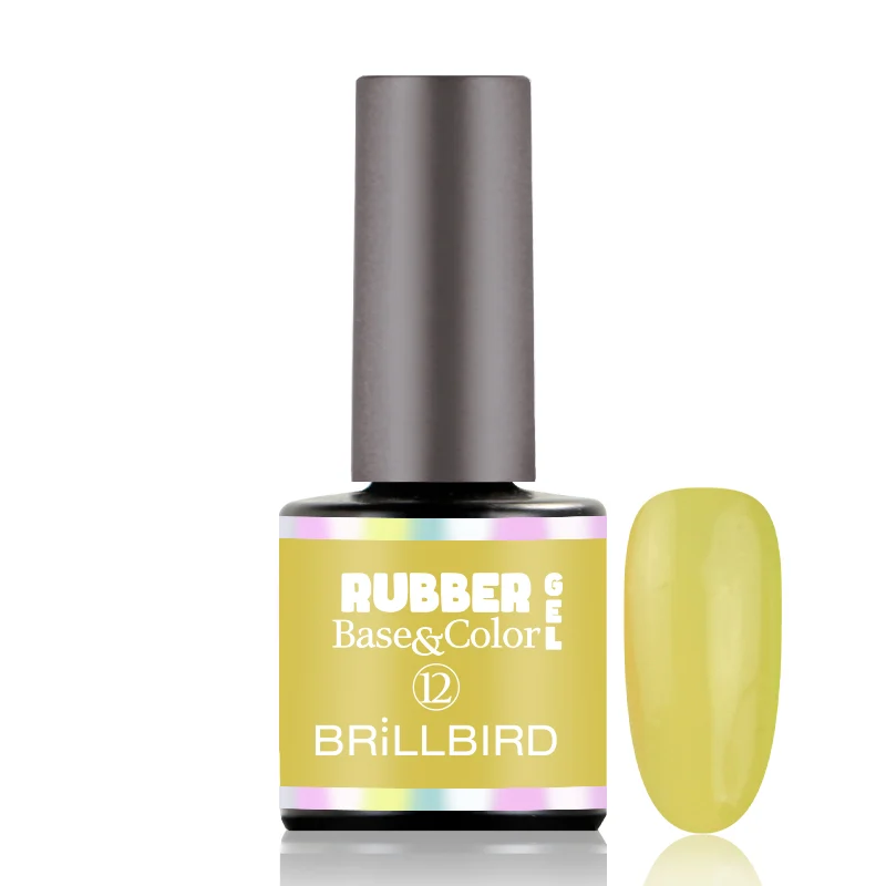 Rubber Gel Base&Color - 12 8ml