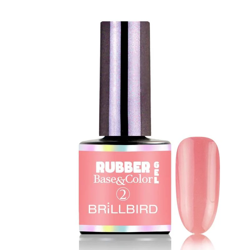 Rubber Gel Base&Color - 02 Mauve 8ml