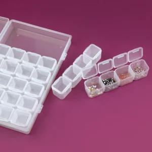 Rhinestone Holder 28stk - Clear