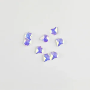 Rhinestone Shaped 10stk - Diamond 5mm Pink AB