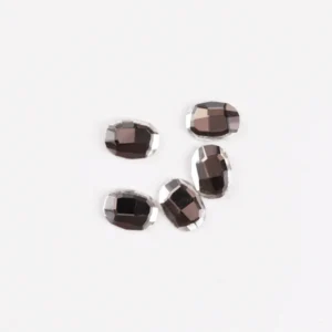 Rhinestone Shaped 10stk - Oval 8x6mm Clear