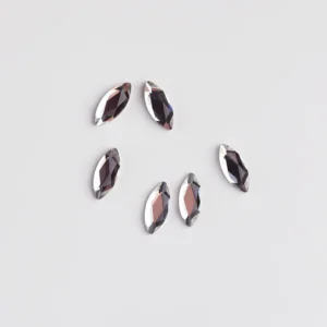 Rhinestone Shaped 10stk - Navette 3,4x8mm Clear
