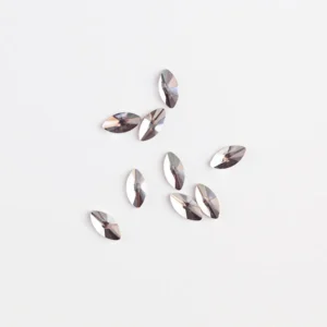Rhinestone Shaped 10stk - Navette 3x6mm Clear