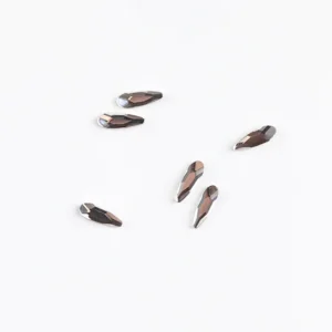 Rhinestone Shaped 10stk - Drop 2x6mm Clear