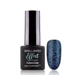 Effect Top Coat 4ml - Turquoise