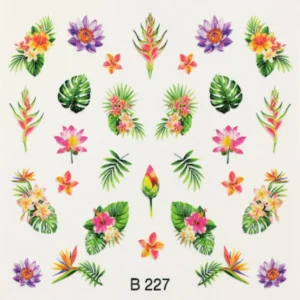 Nail Sticker 3D - B227