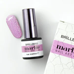Marble Nail Art Lac - White 4ml