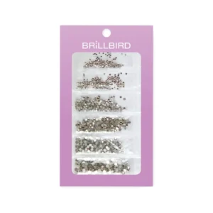 Rhinestone Mix In 6 Sizes - Crystal