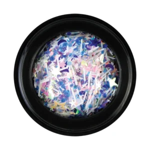 Mixed Nail Decoration In Holder - Stars 2