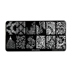 Nail Stamp - Wedding Design 1