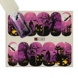 Nail Sticker A1087 - Halloween