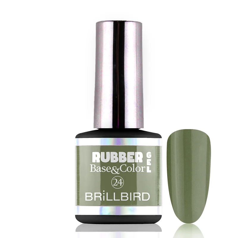 Rubber Gel Base&Color - 24 8ml